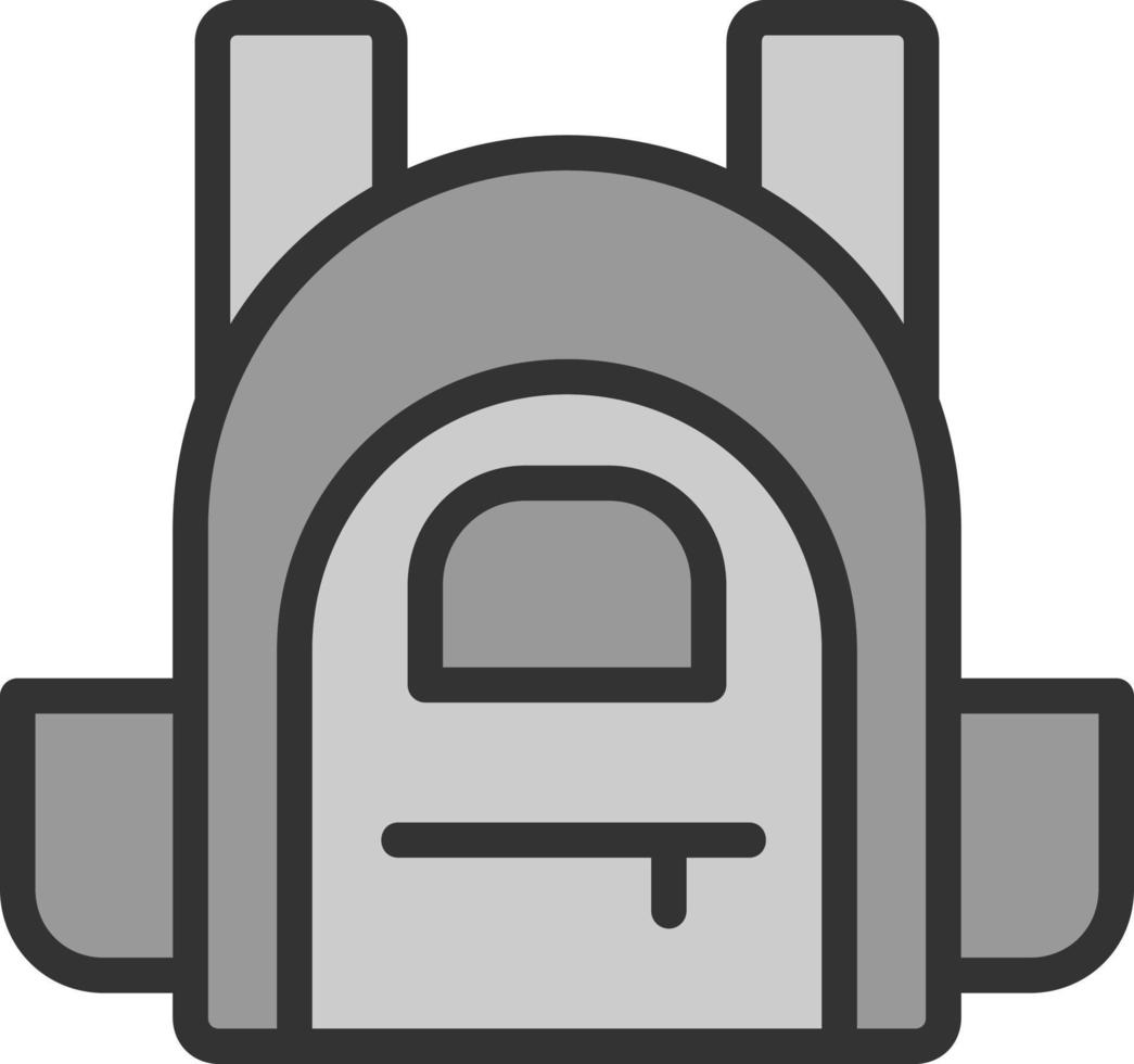 Backpack Vector Icon Design