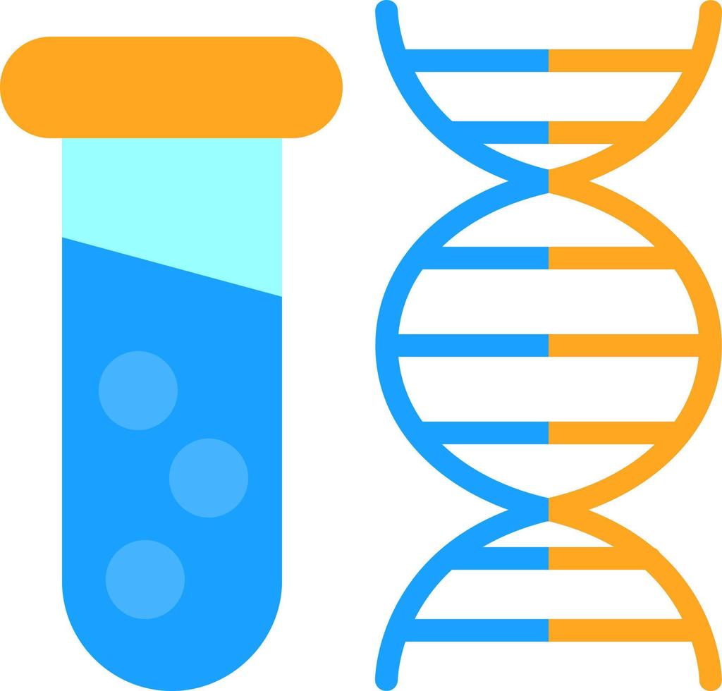 Dna Test Vector Icon Design