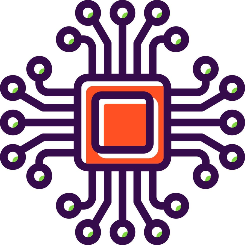 Artificial Intelligence Vector Icon Design