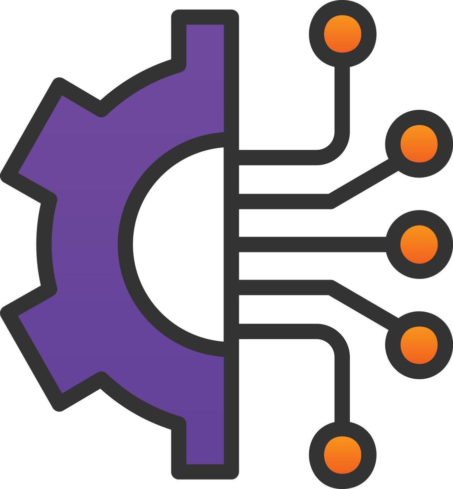 Deep Learning Vector Icon Design