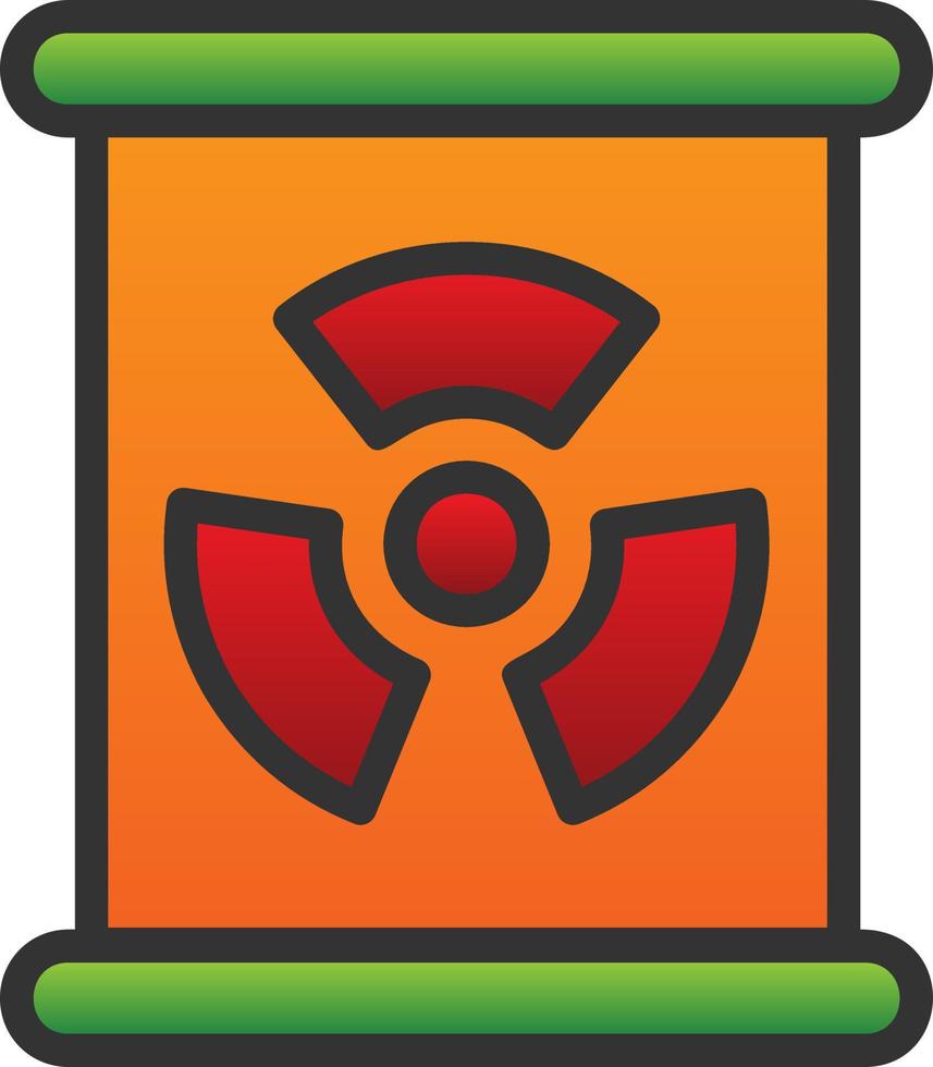 Toxic Waste Vector Icon Design