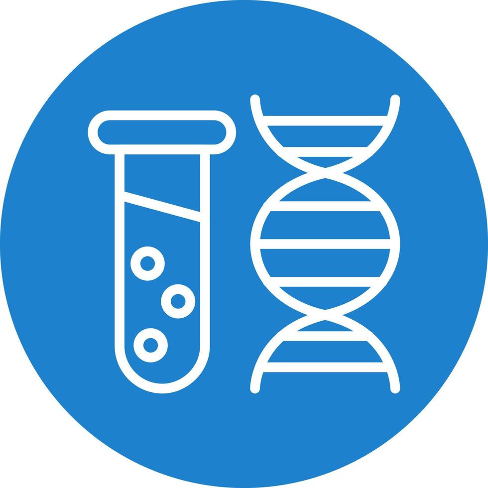 Dna Test Vector Icon Design