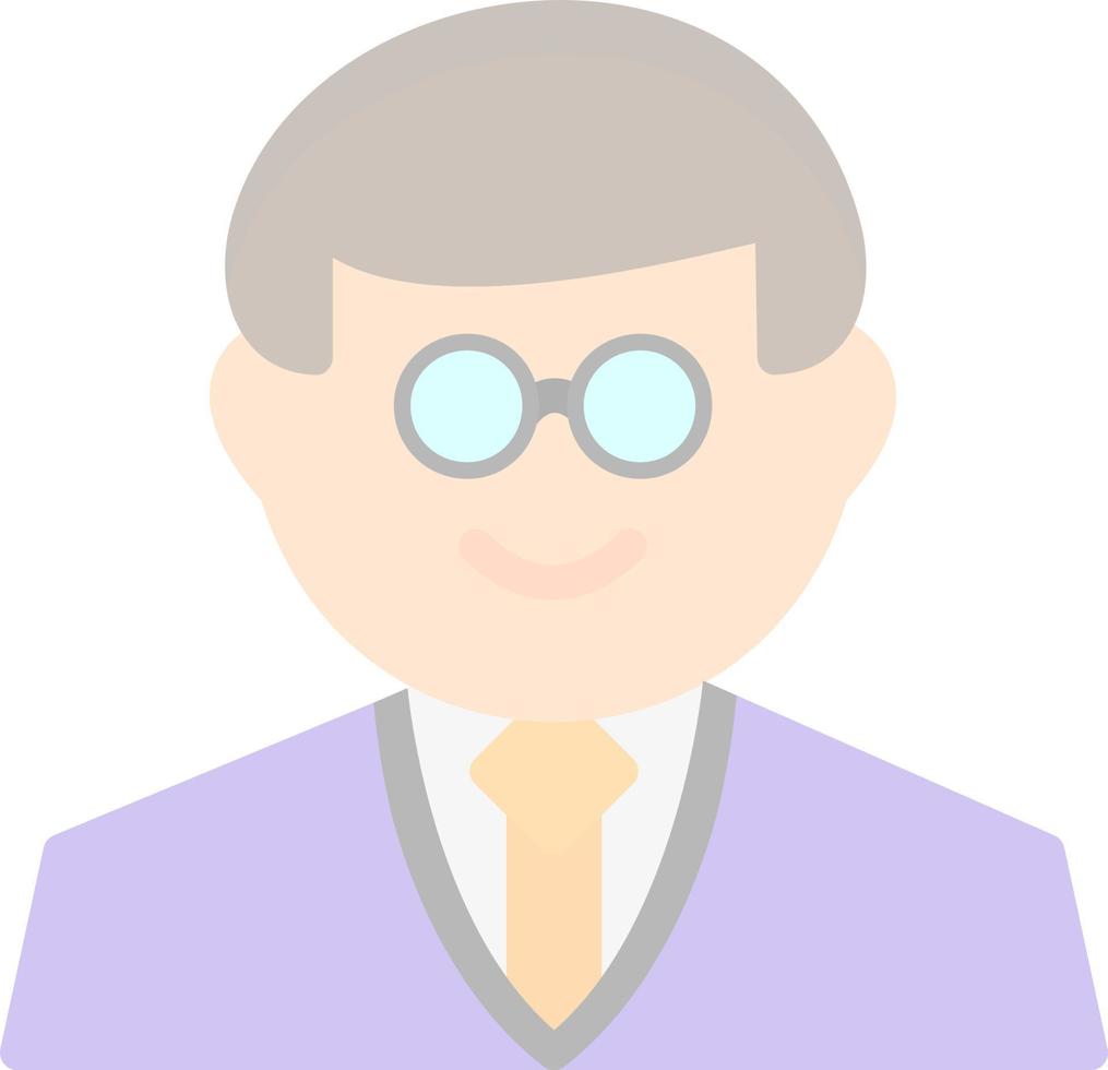 Professor Vector Icon Design