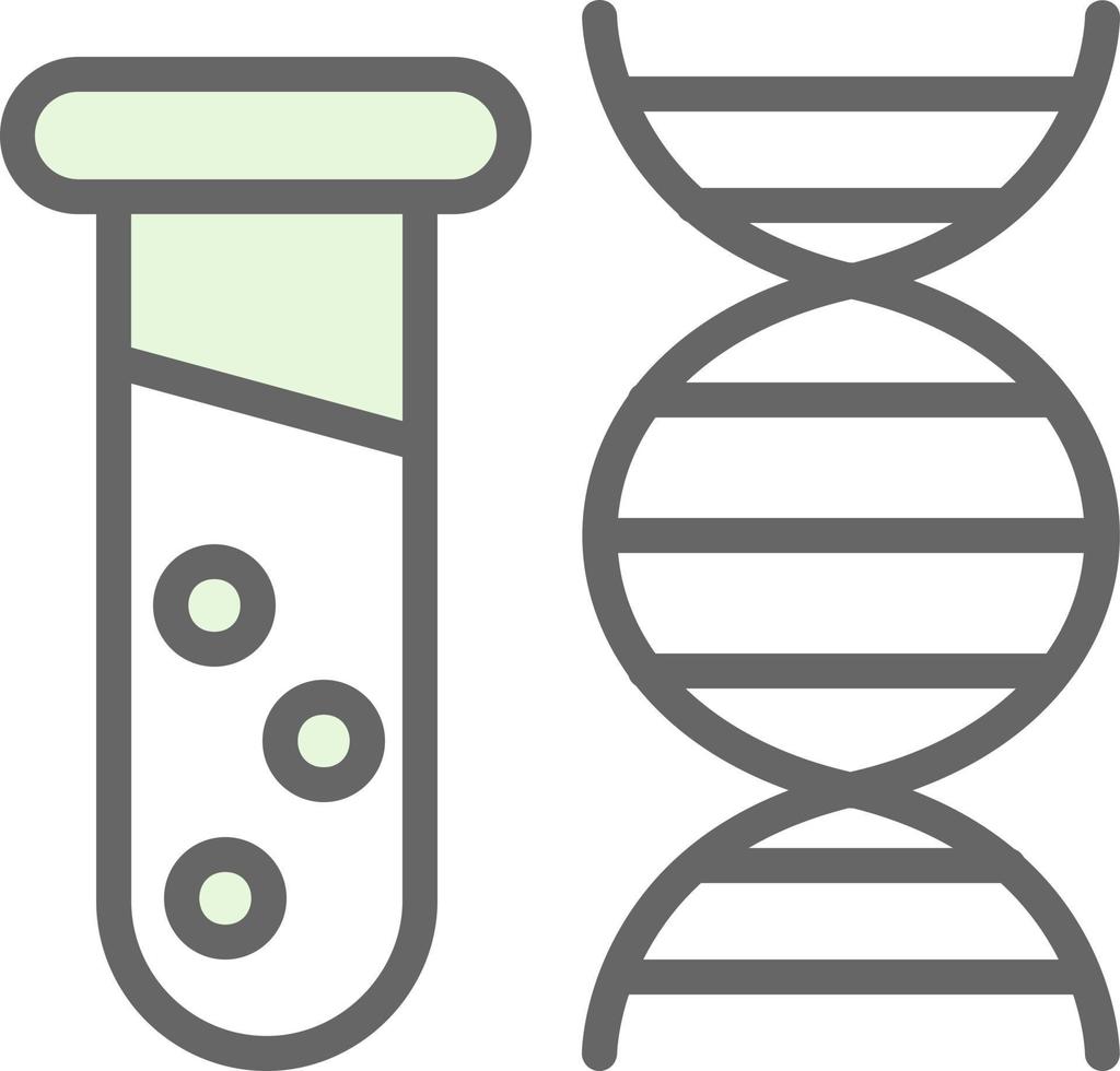 Dna Test Vector Icon Design