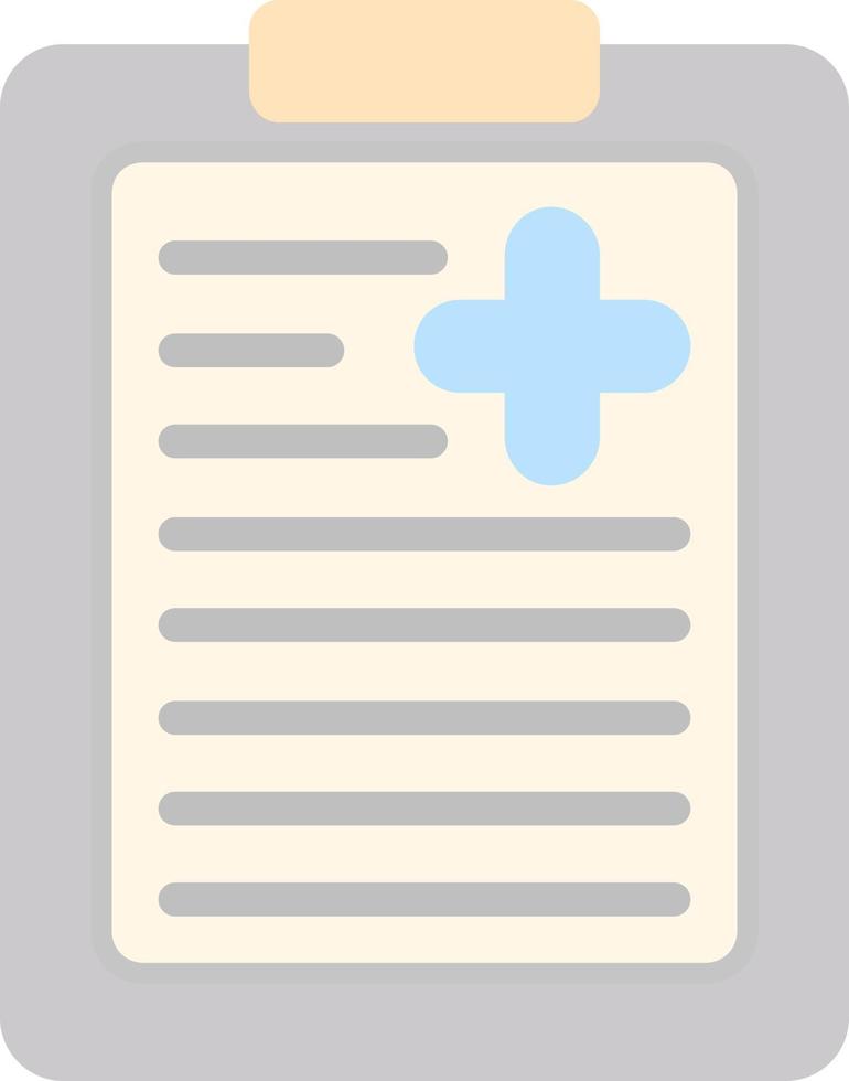 Medical Report Vector Icon Design
