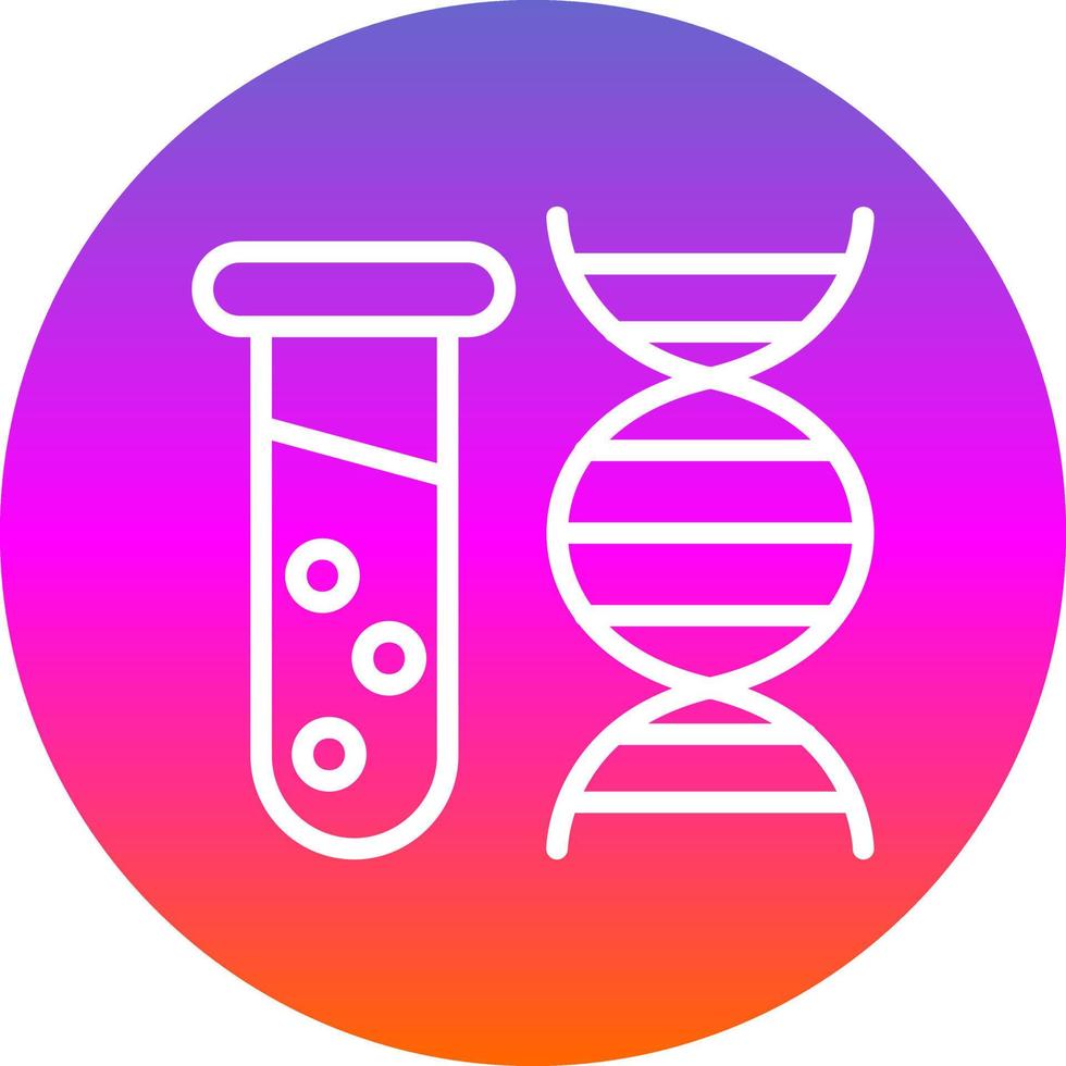 Dna Test Vector Icon Design