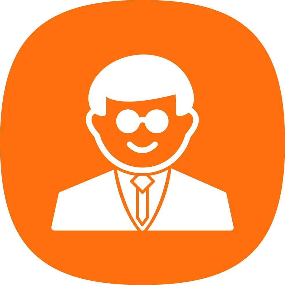 Professor Vector Icon Design