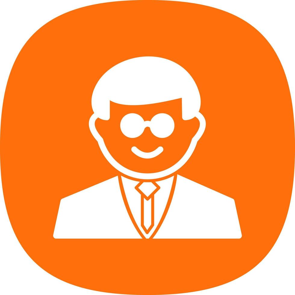 Professor Vector Icon Design