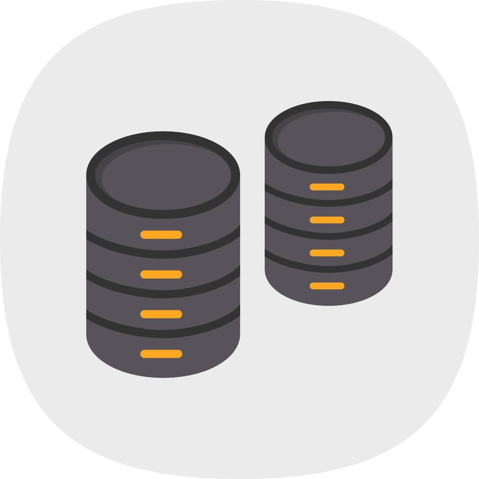 Database Vector Icon Design