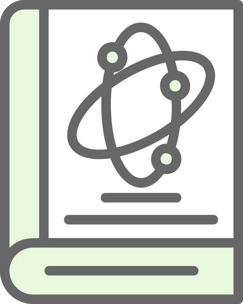 Science Book Vector Icon Design