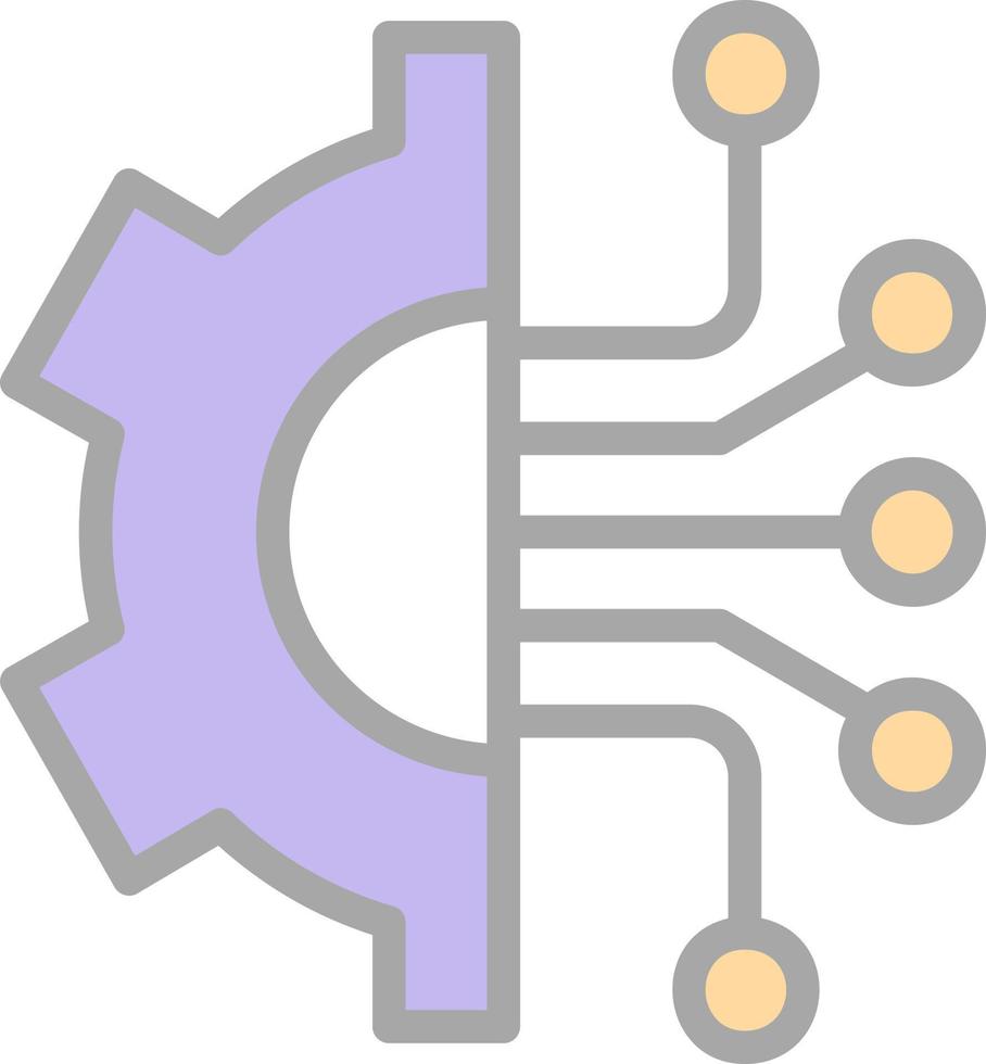Deep Learning Vector Icon Design