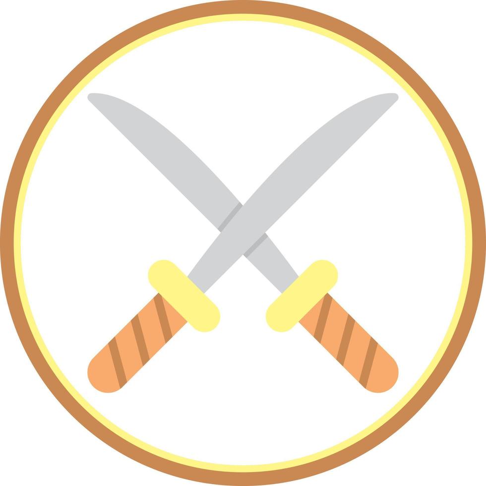 Rapier Vector Icon Design