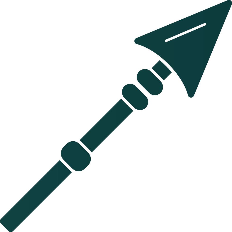 Spear Vector Icon Design
