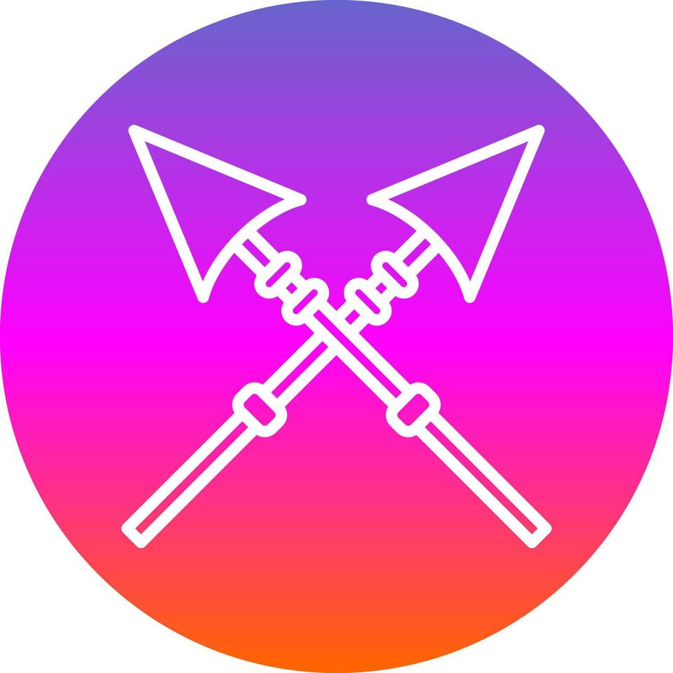 Lance Vector Icon Design