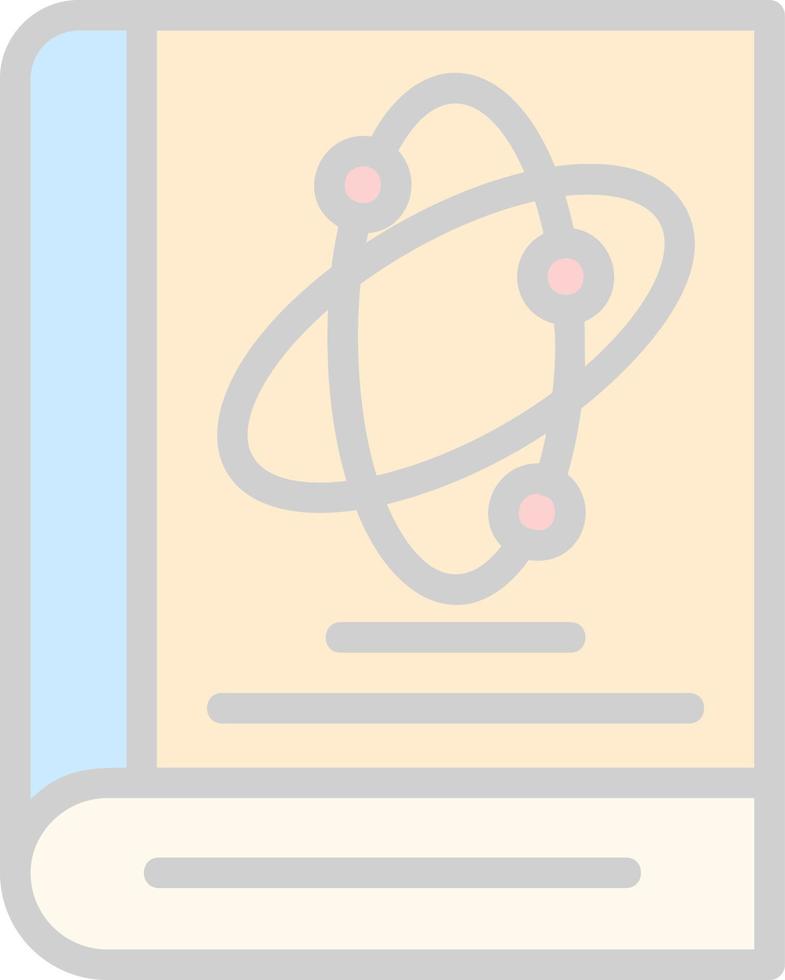 Science Book Vector Icon Design