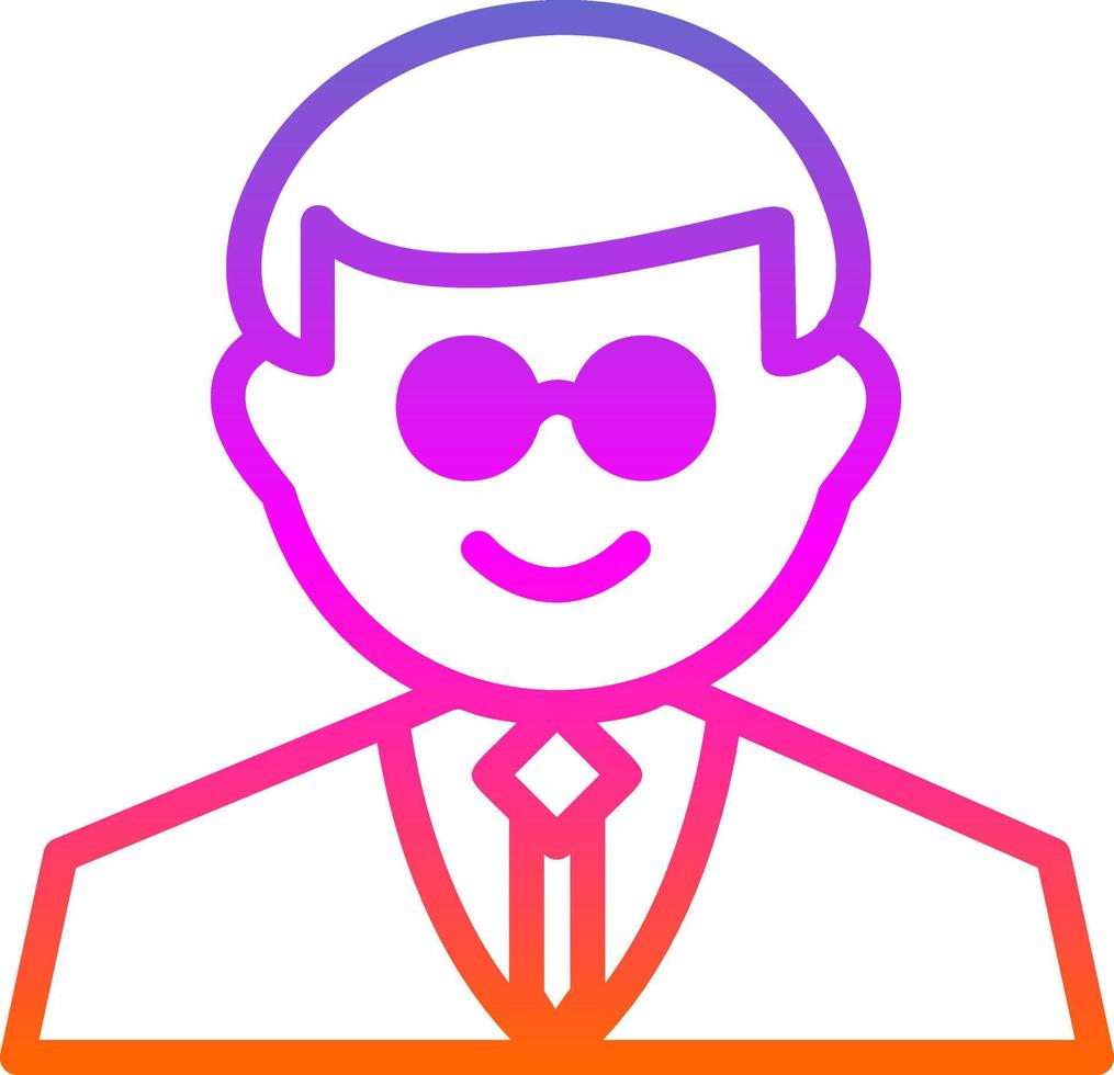 Professor Vector Icon Design
