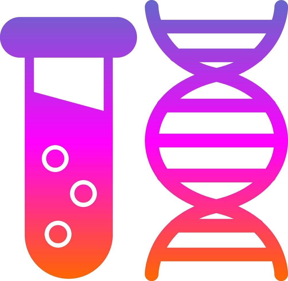 Dna Test Vector Icon Design