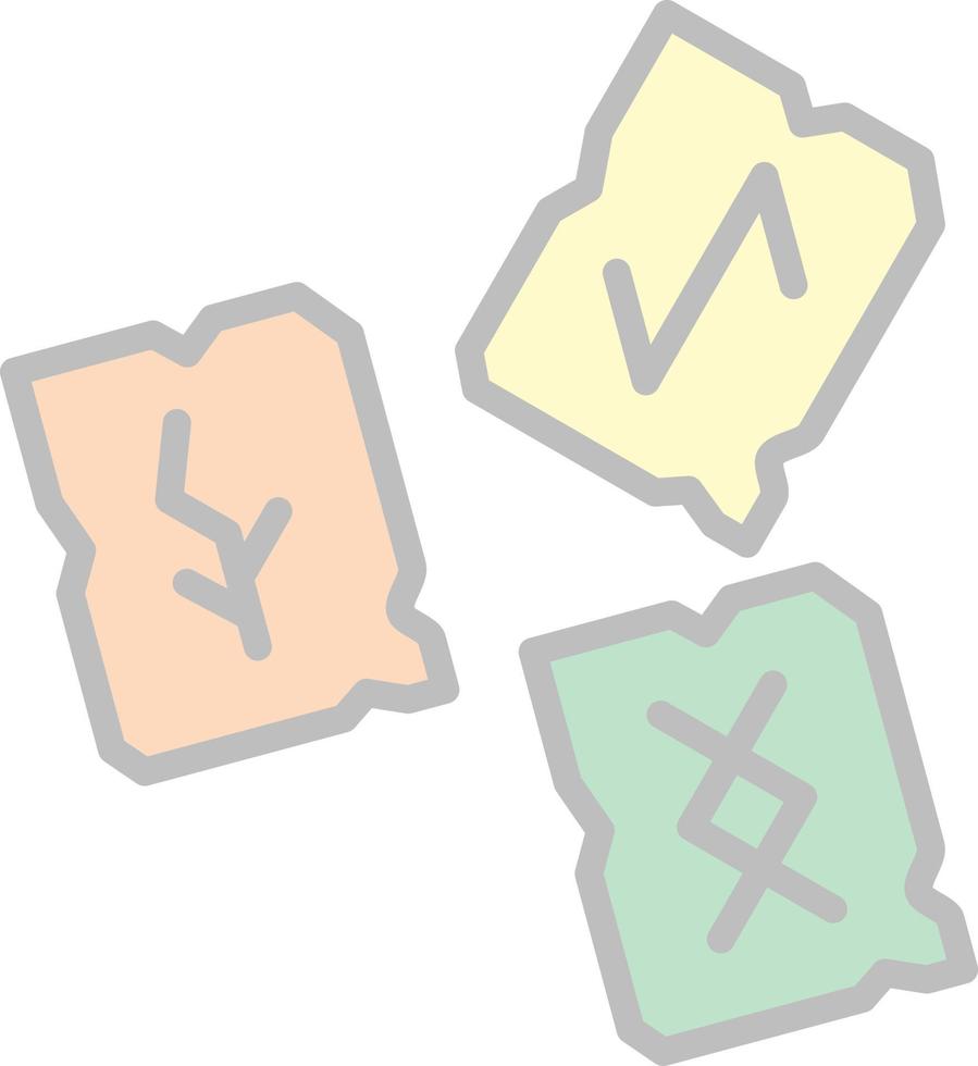 Runes Vector Icon Design