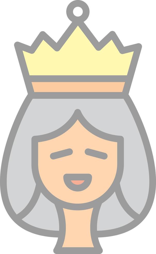 Queen Vector Icon Design