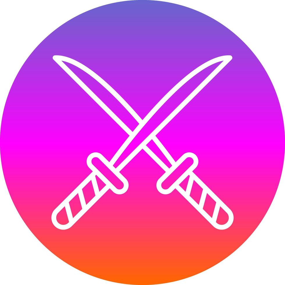 Rapier Vector Icon Design