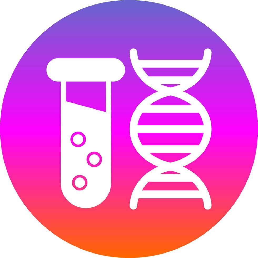 Dna Test Vector Icon Design