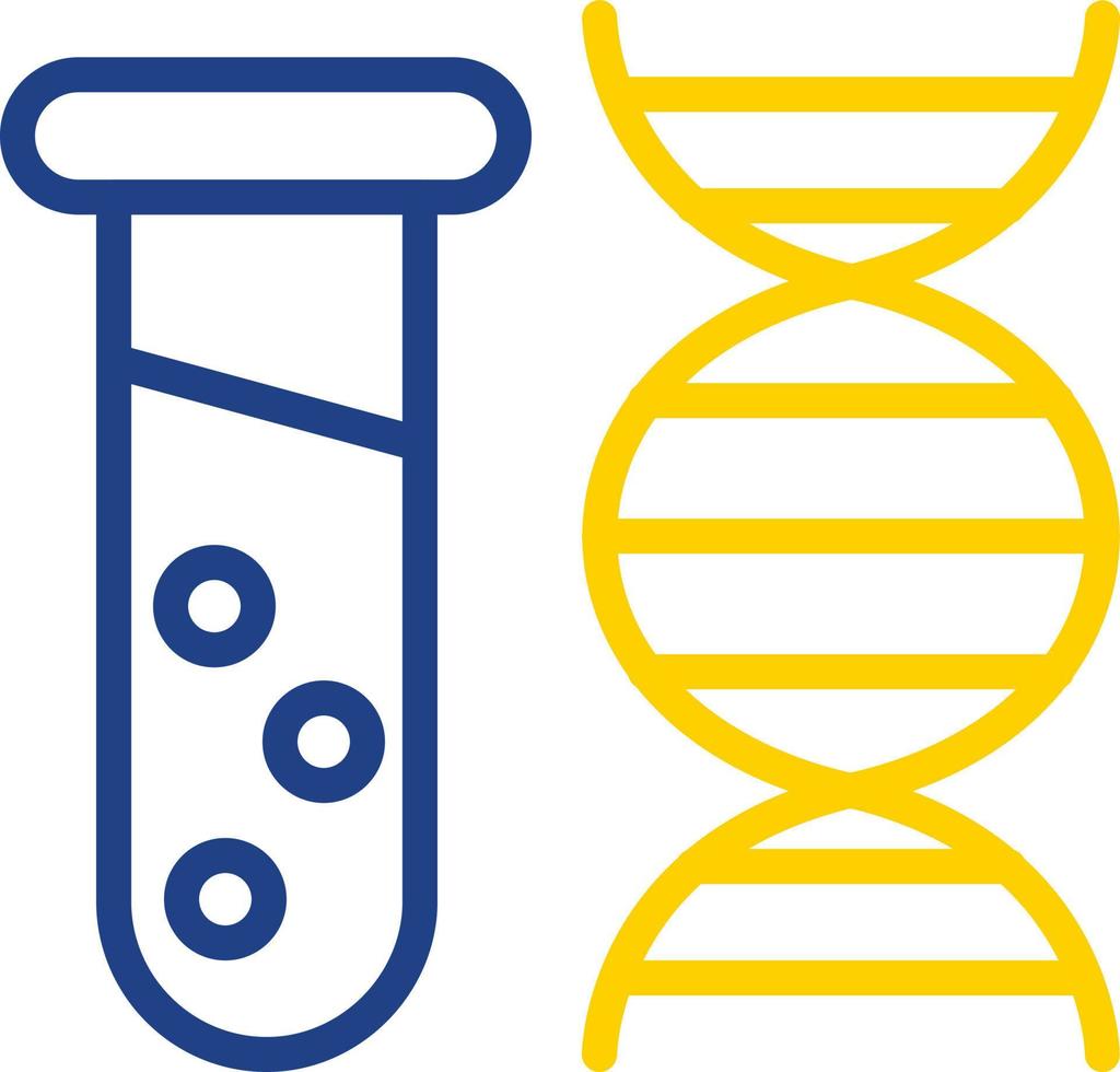 Dna Test Vector Icon Design