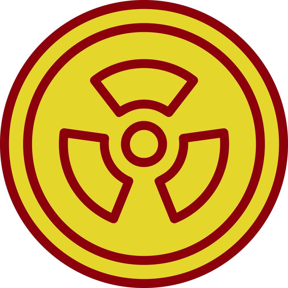 Radioactivity Vector Icon Design