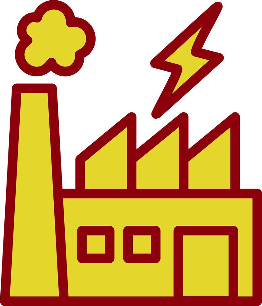 diseño de icono de vector de planta de energía