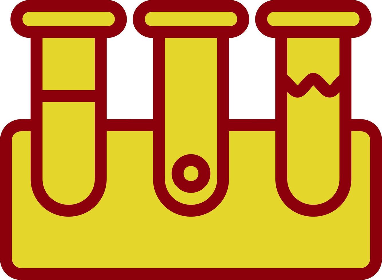 Test Tubes Vector Icon Design