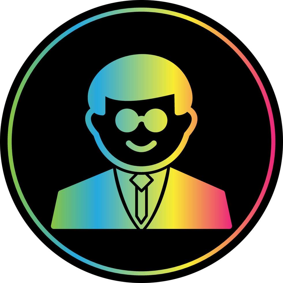 Professor Vector Icon Design