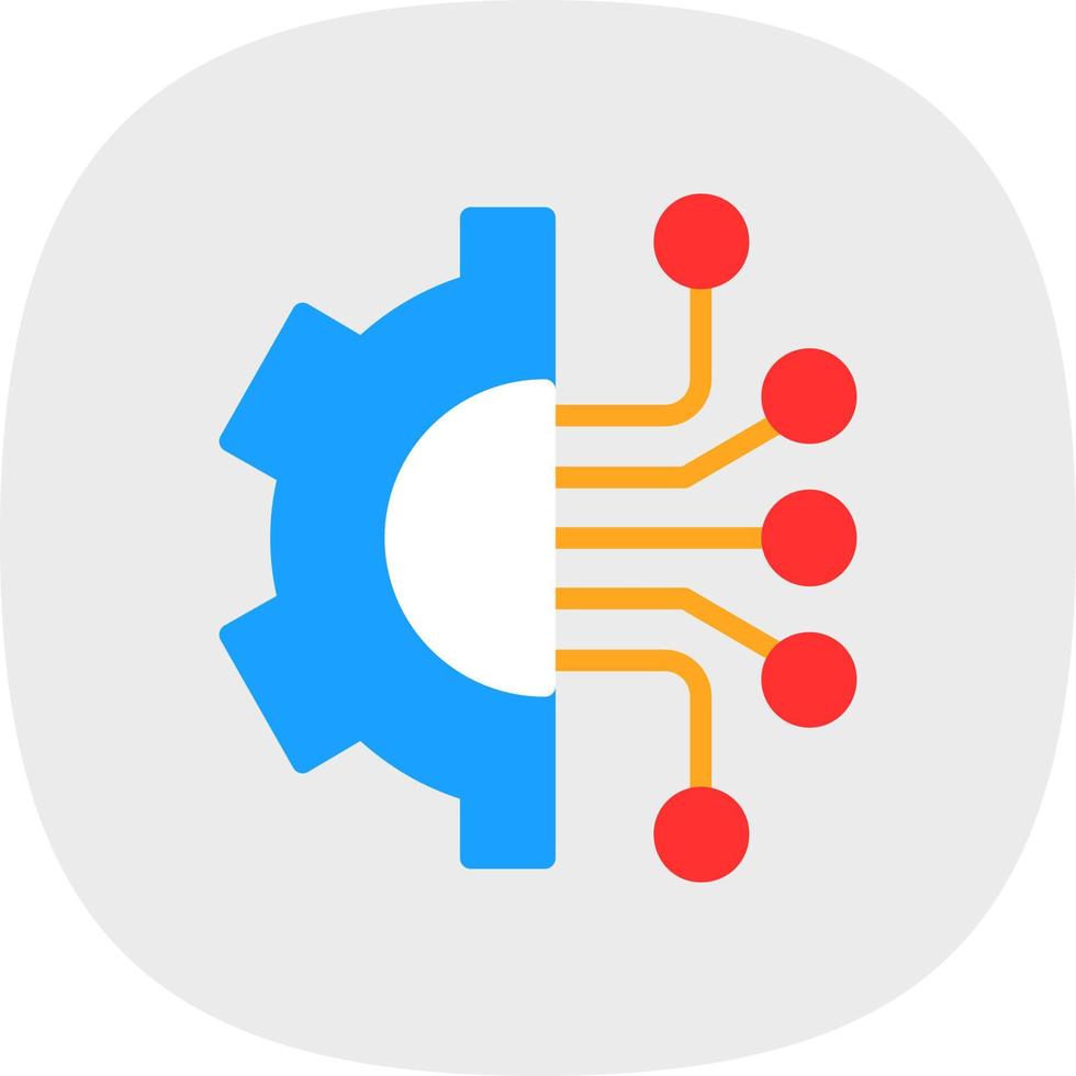Deep Learning Vector Icon Design