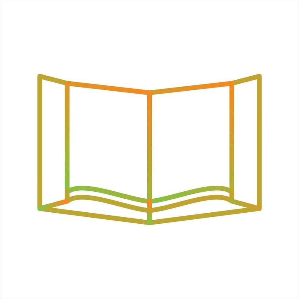 Beautiful Book Line Vector Icon