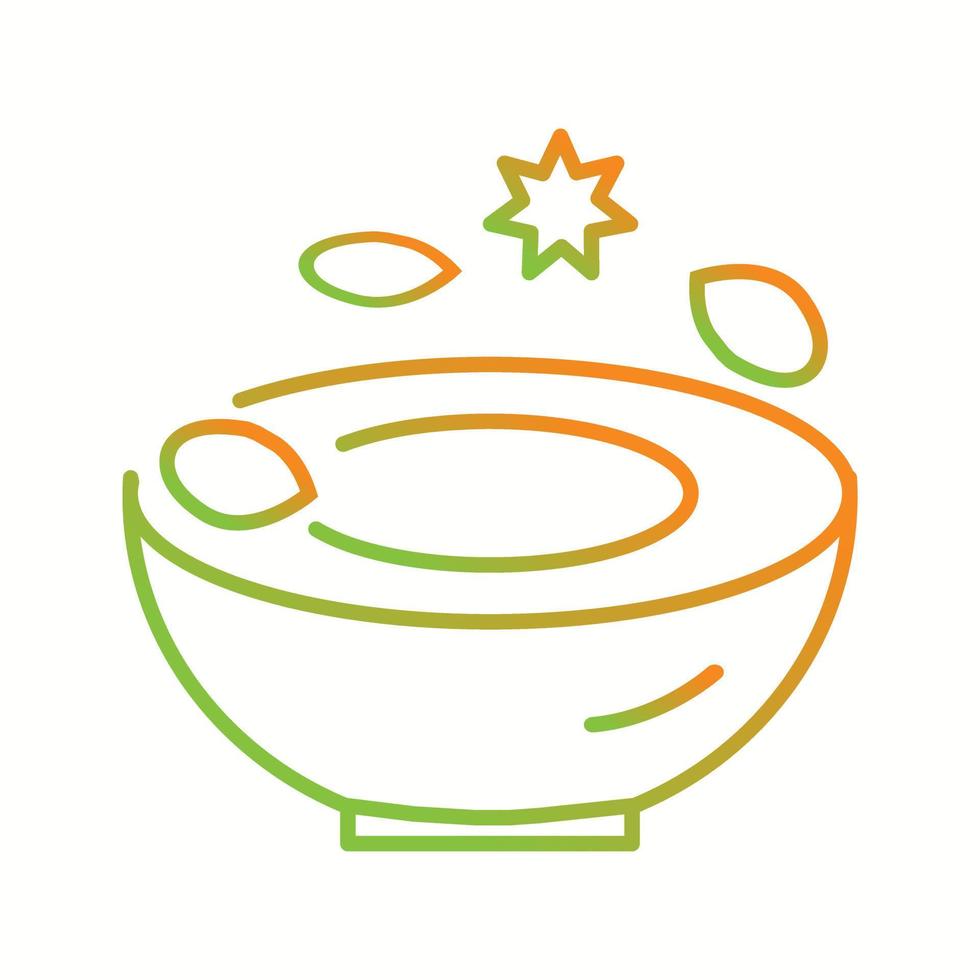 Beautiful feet vector line icon