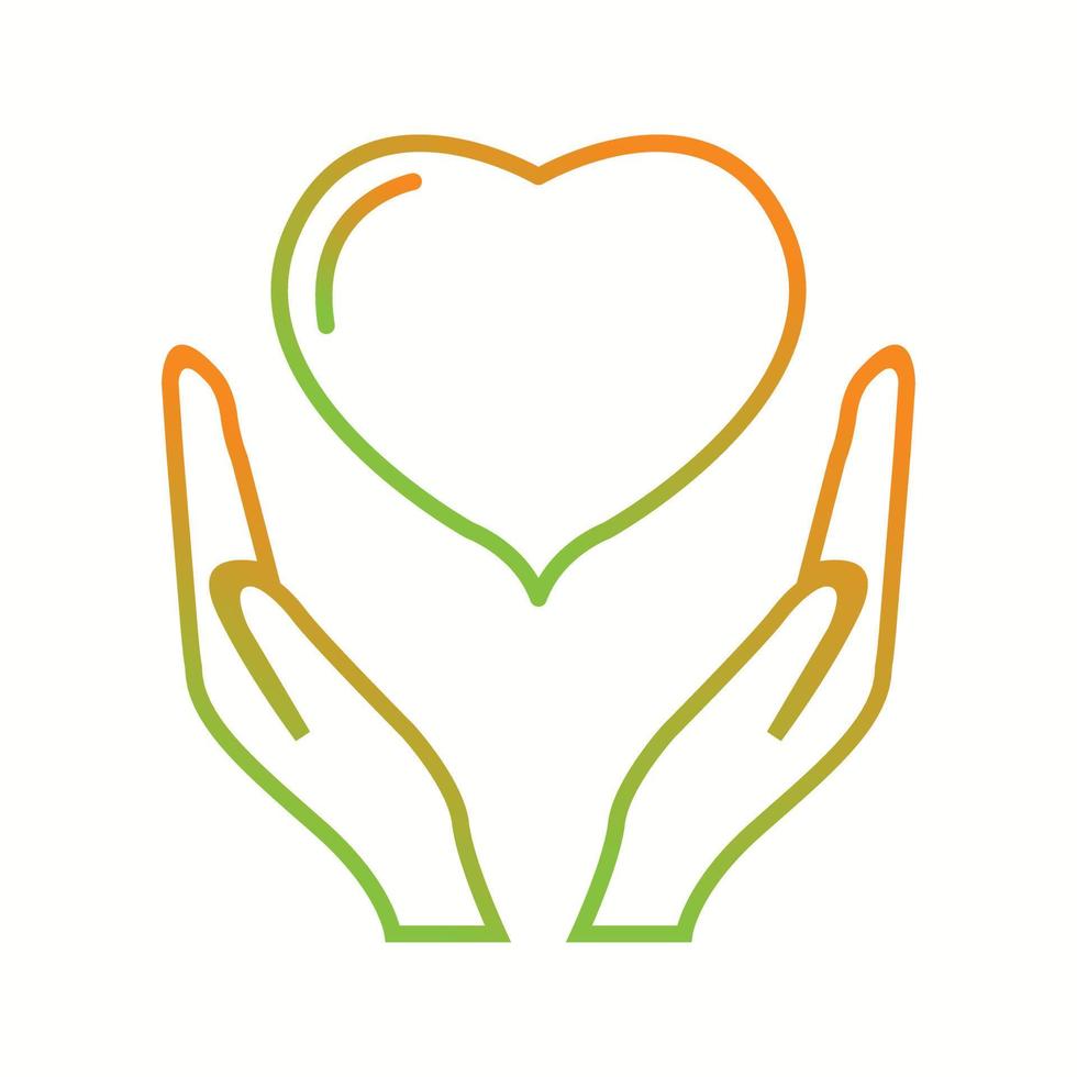 Beautiful Gesture vector line icon
