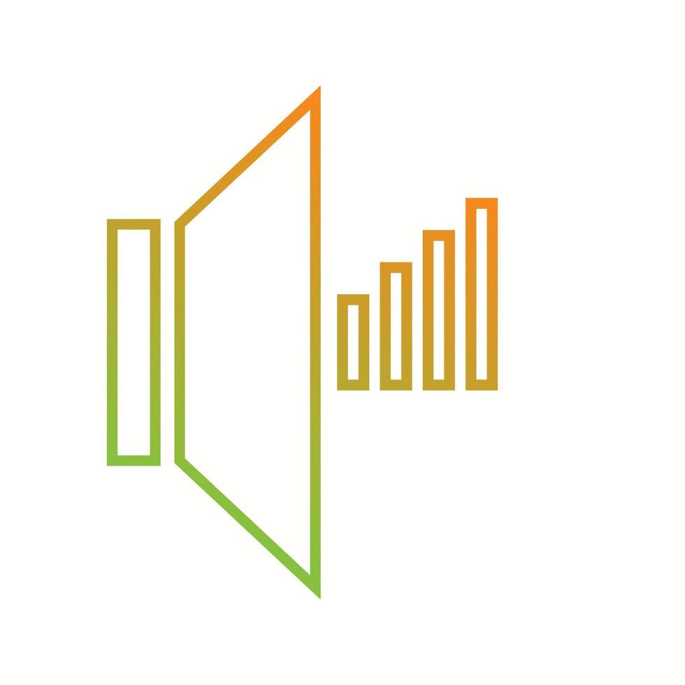 Beautiful Speaker vector line icon