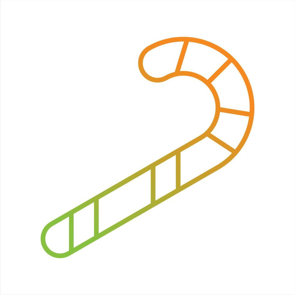 Beautiful Candy Stick Line Vector Icon