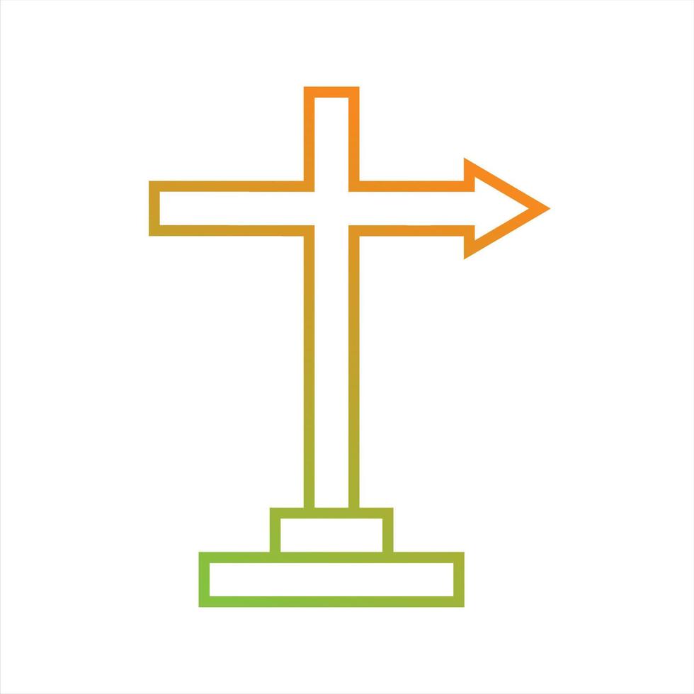 Beautiful Directions Line Vector Icon