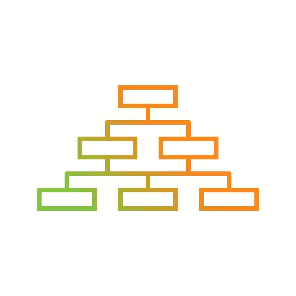 Beautiful Business structure vector line icon