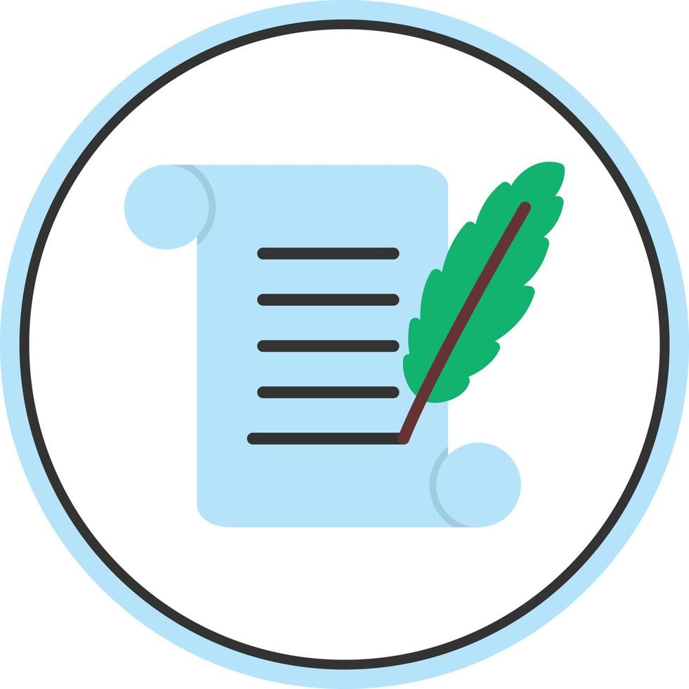 Scroll Paper Vector Icon Design