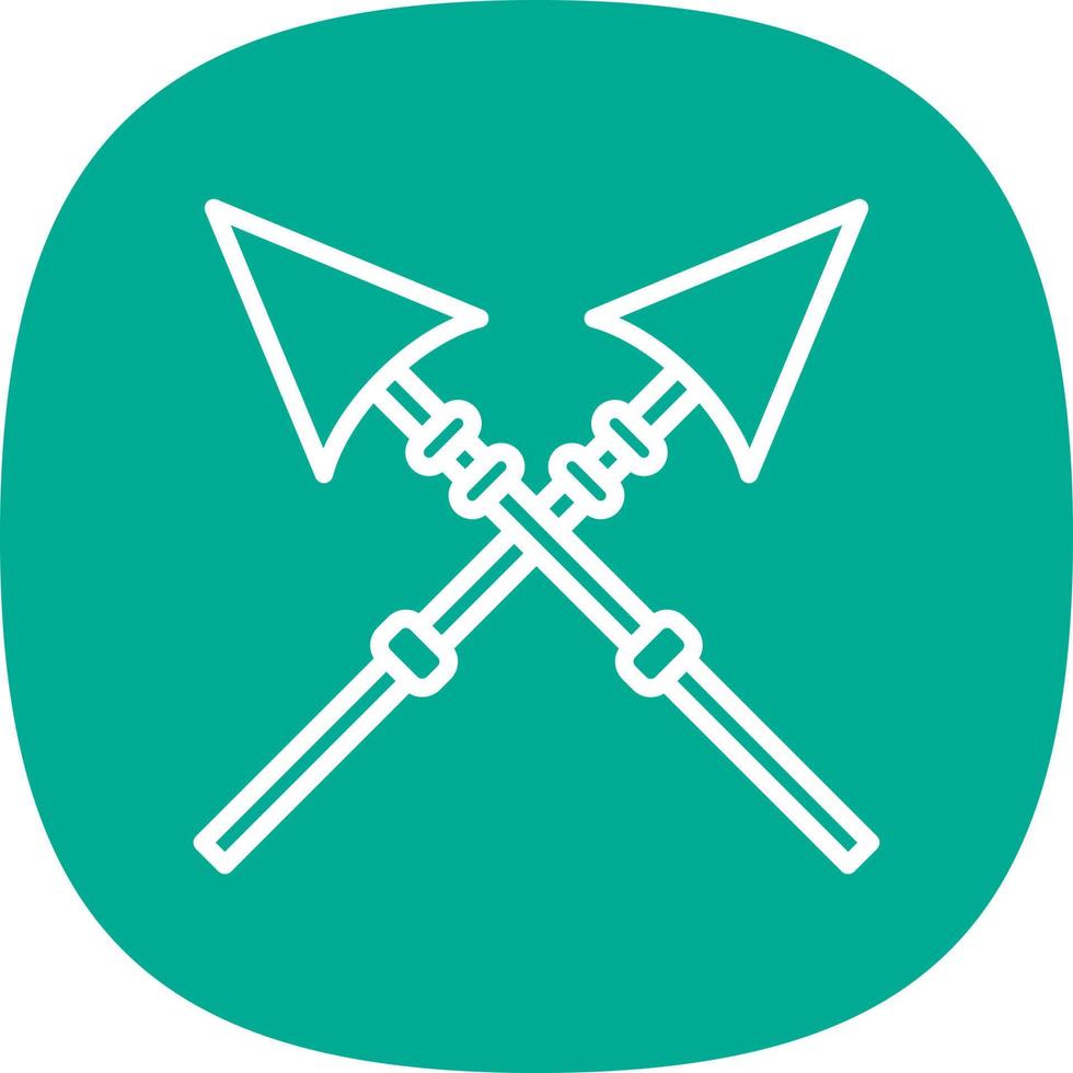 Lance Vector Icon Design
