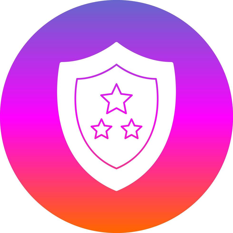 Crest Vector Icon Design