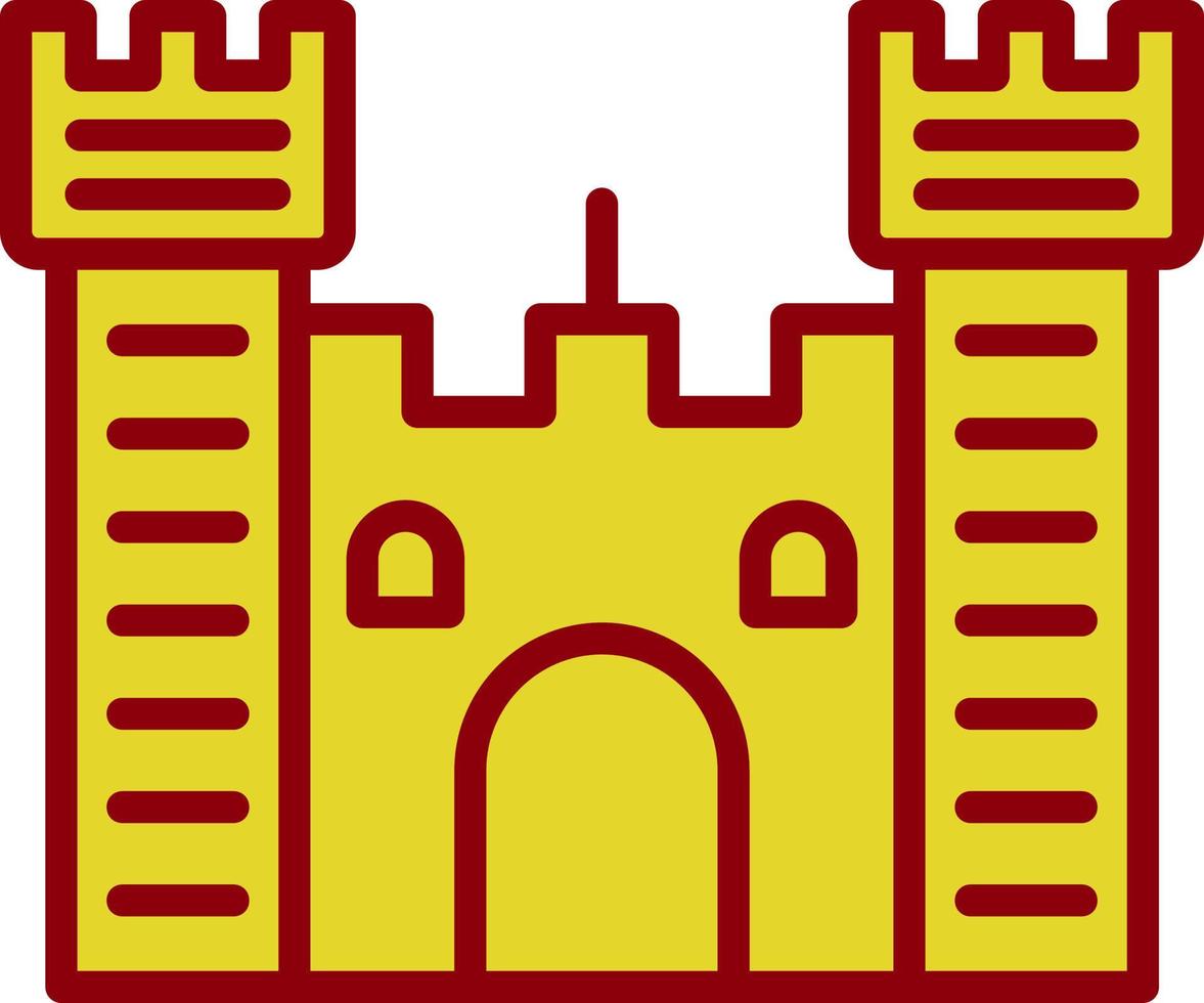 diseño de icono de vector de fortaleza