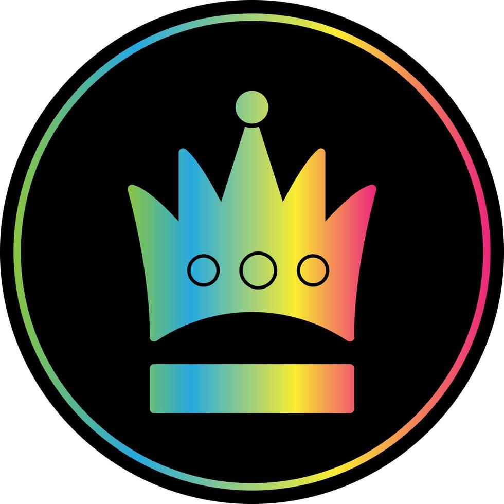 diseño de icono de vector de corona