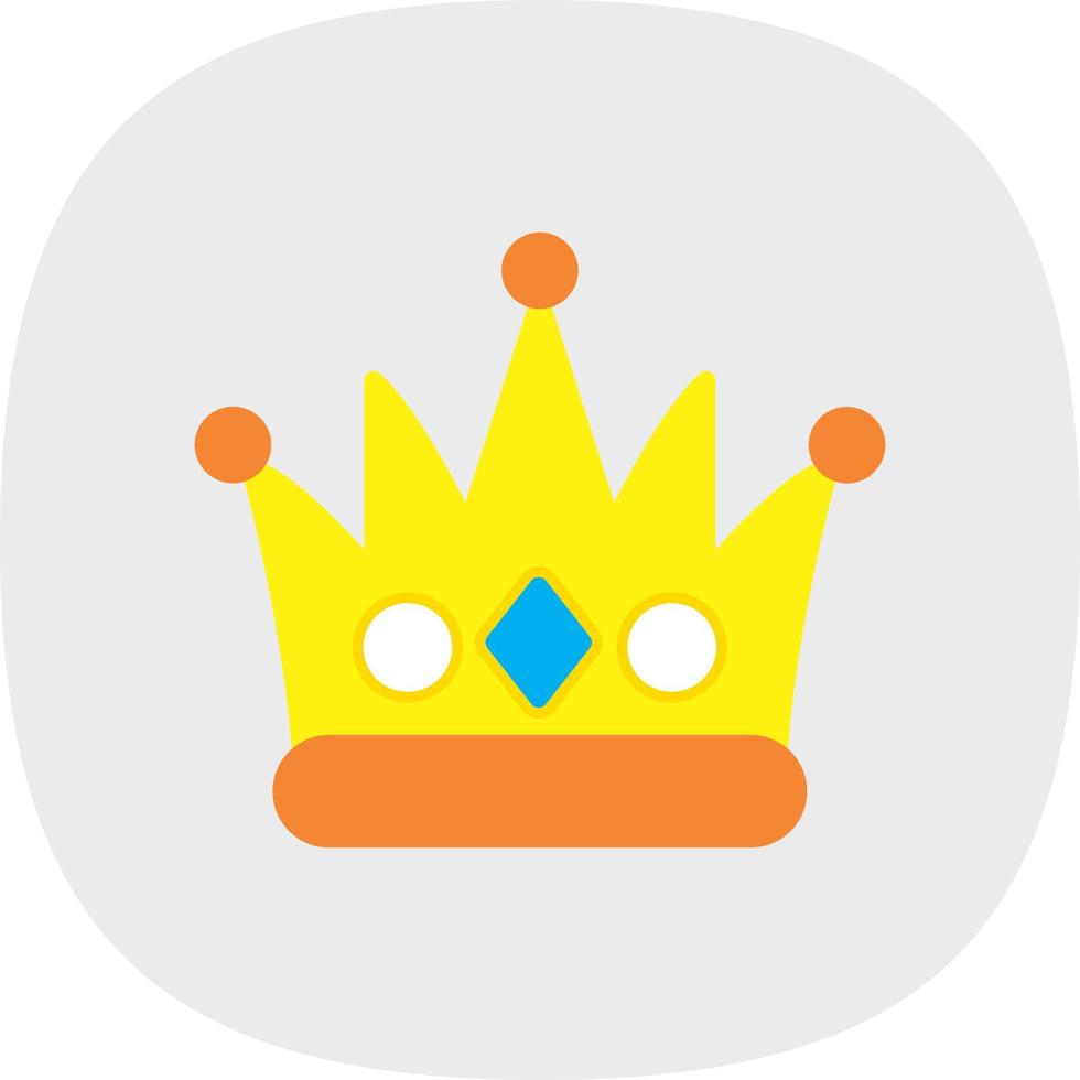 Queen Crown Vector Icon Design