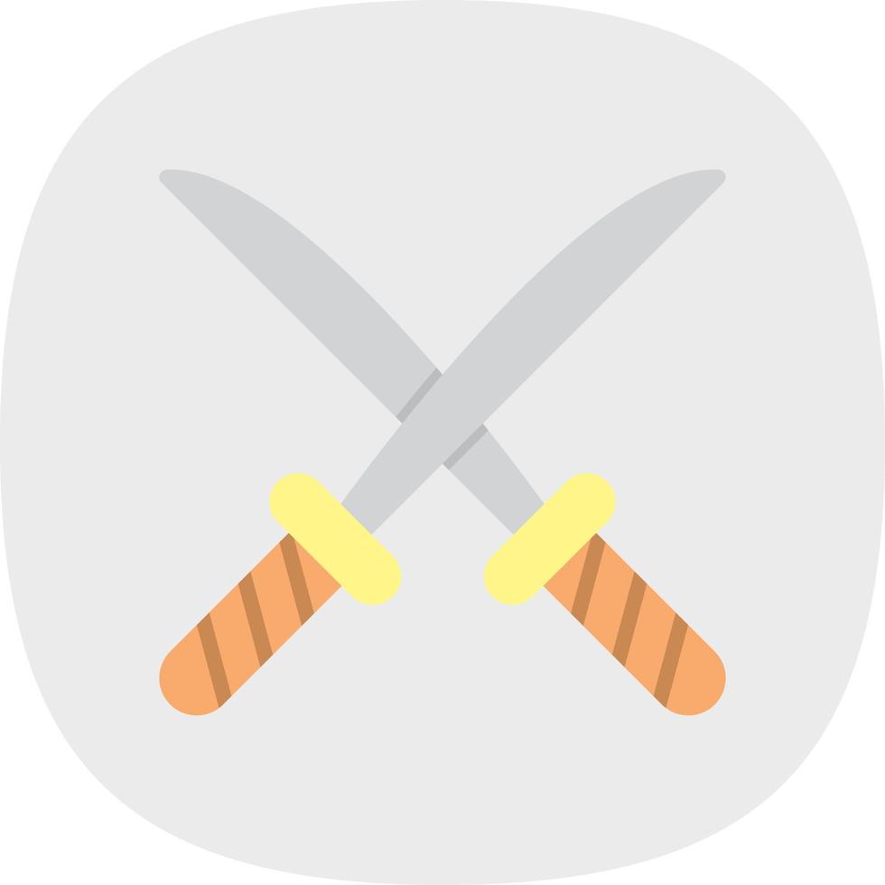 Rapier Vector Icon Design