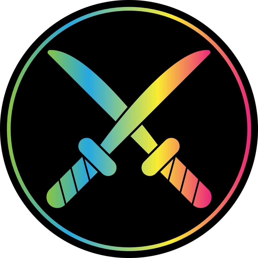 Rapier Vector Icon Design