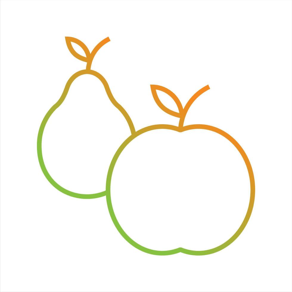 Beautiful Fruit Line Vector Icon