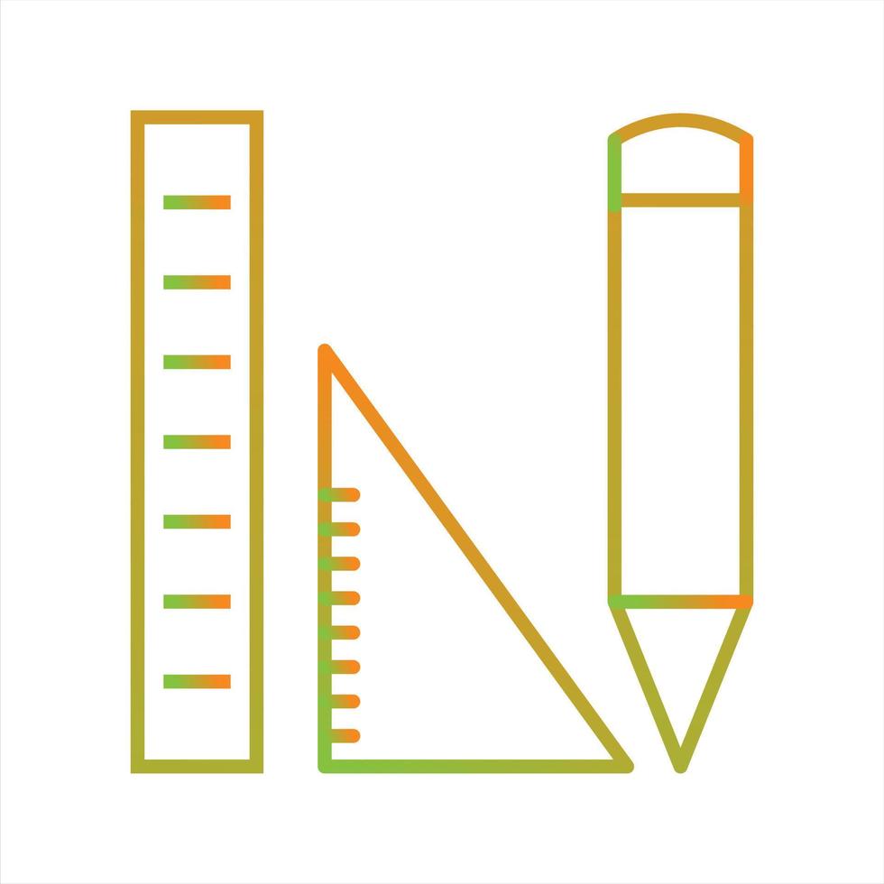 Beautiful Geometry tools Line Vector Icon