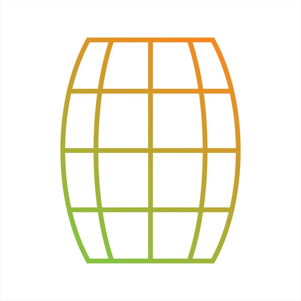 Beautiful Barrel Line Vector Icon