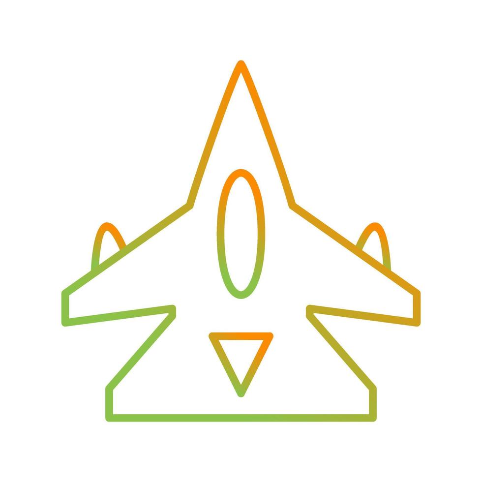 Fighter Jet Vector Icon